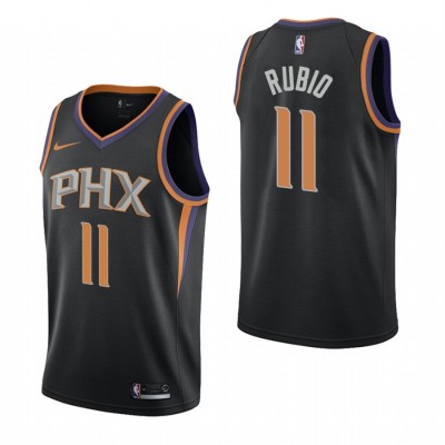 Phoenix Suns #11 Ricky Rubio Black 2019-20 Statement Edition Stitched NBA Jersey Men's
